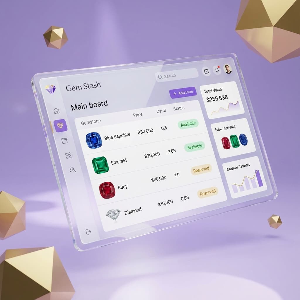Gem Stash Dashboard
